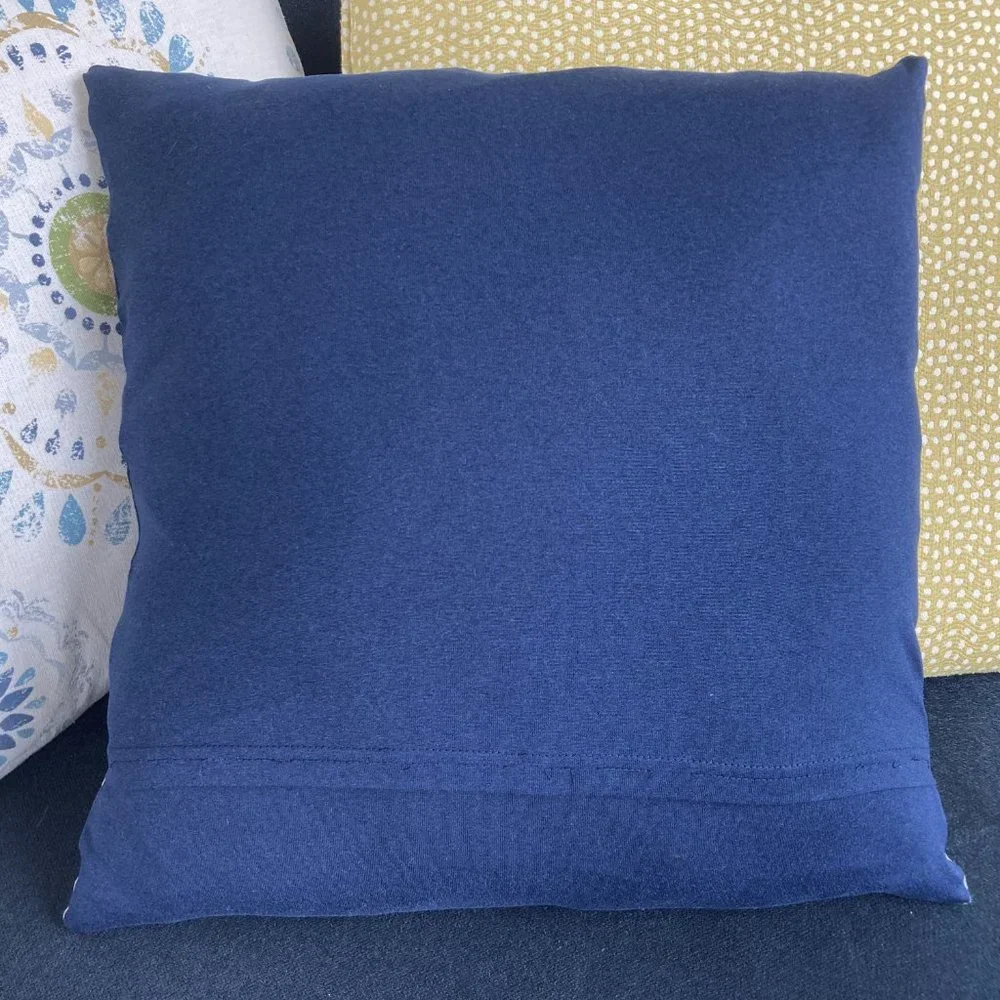 Georgetown University GU Hoyas Basketball t-shirt 16 x 16 throw pillow cover